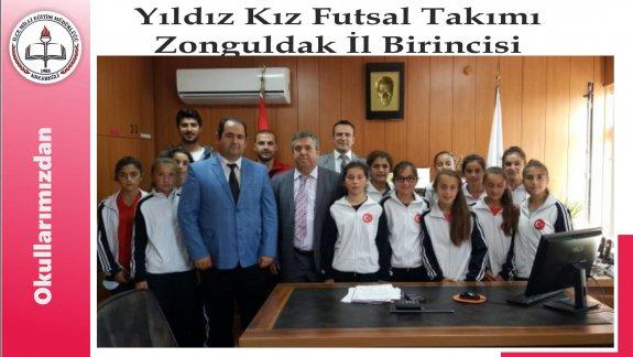 Ormanlı Ortaokulu Yıldız Kız Futsal Takımı İl Birincisi 