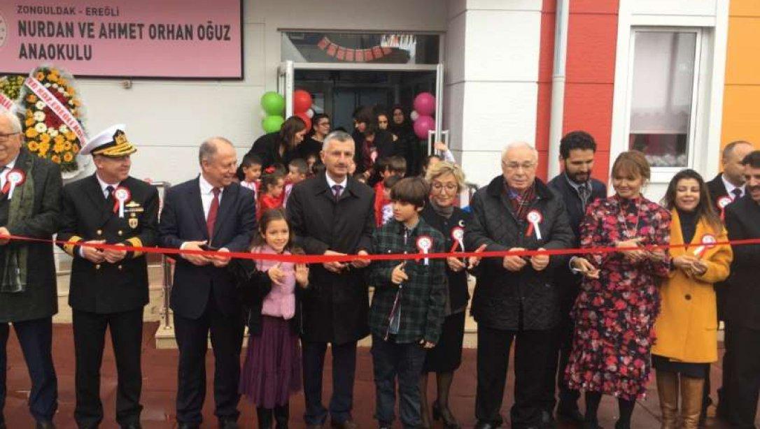 Nurdan ve Ahmet Orhan Oğuz Anaokulu Düzenlenen Törenle Açıldı. 