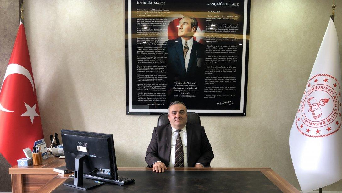 İlçe Milli Eğitim Müdürümüz İsmail AKSOY'un 10 Kasım Atatürk'ü Anma Günü Mesajı