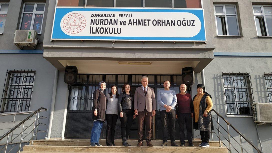 İlçe Milli Eğitim Müdürümüz Harun AKGÜL Nurdan ve Ahmet Orhan Oğuz İlkokulunu ziyaret etti.