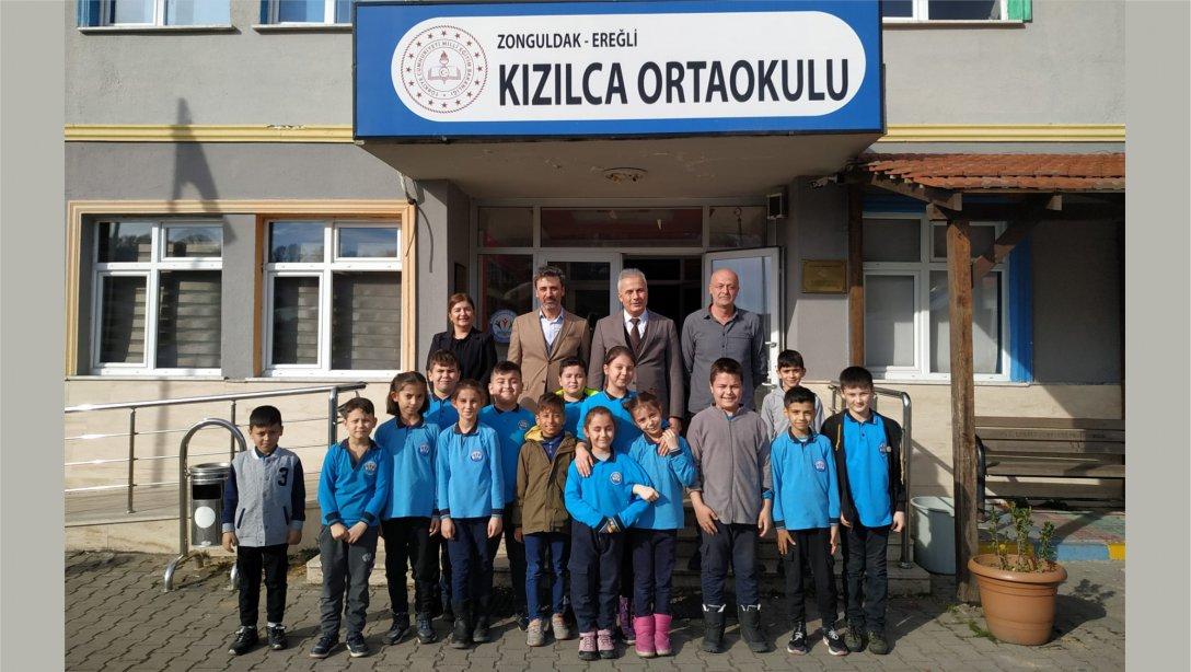  İlçe Milli Eğitim Müdürümüz Harun AKGÜL, Kızılca Ortaokulu'nu ziyaret etti.