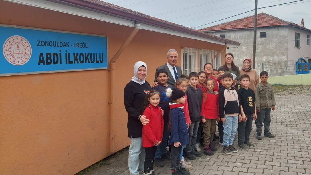 İlçe Milli Eğitim Müdürümüz Harun AKGÜL Abdi İlkokulunu ziyaret etti.