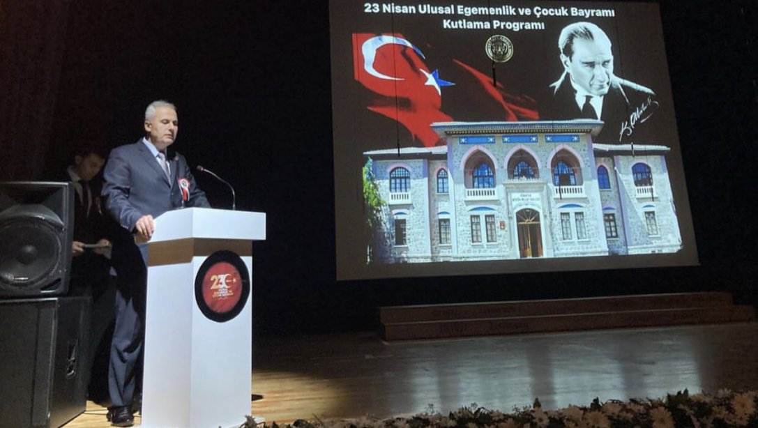 23 Nisan Ulusal Egemenlik ve Çocuk Bayramı dolayısıyla Hüseyin Tatoğlu Kültür Merkezi'nde Kutlama Programı düzenlendi.