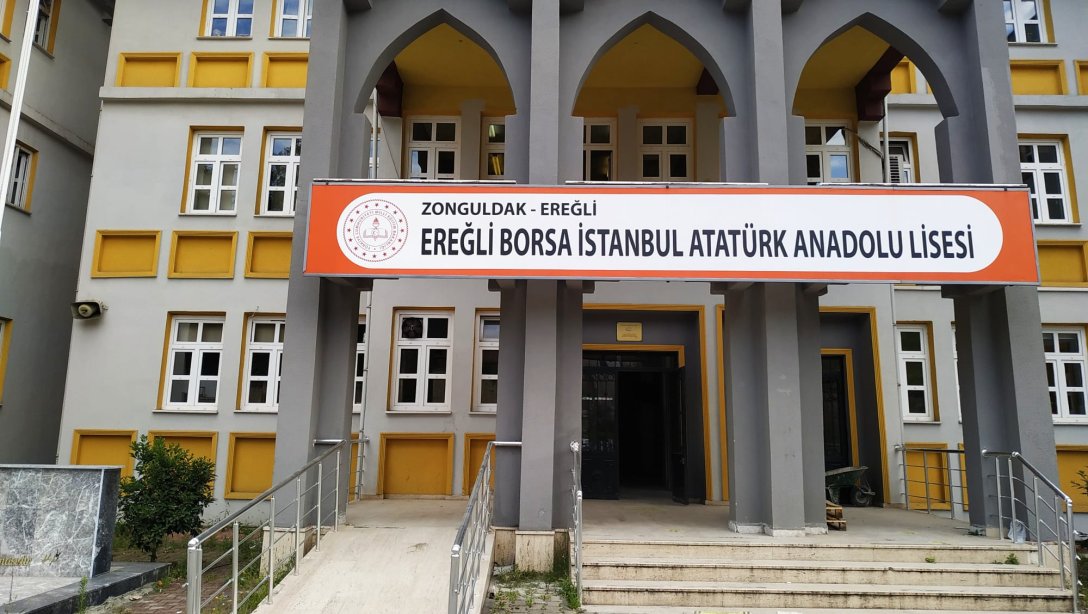 İlçe Milli Eğitim Müdürümüz Harun AKGÜL Borsa İstanbul Atatürk Anadolu Lisesi'ni ziyaret etti.
