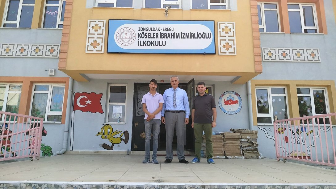 Yeni Eğitim Öğretim Yılı hazırlıkları kapsamında İlçe Müdürümüz Köseler İbrahim İzmirlioğlu İlkokulunu ziyaret etti.