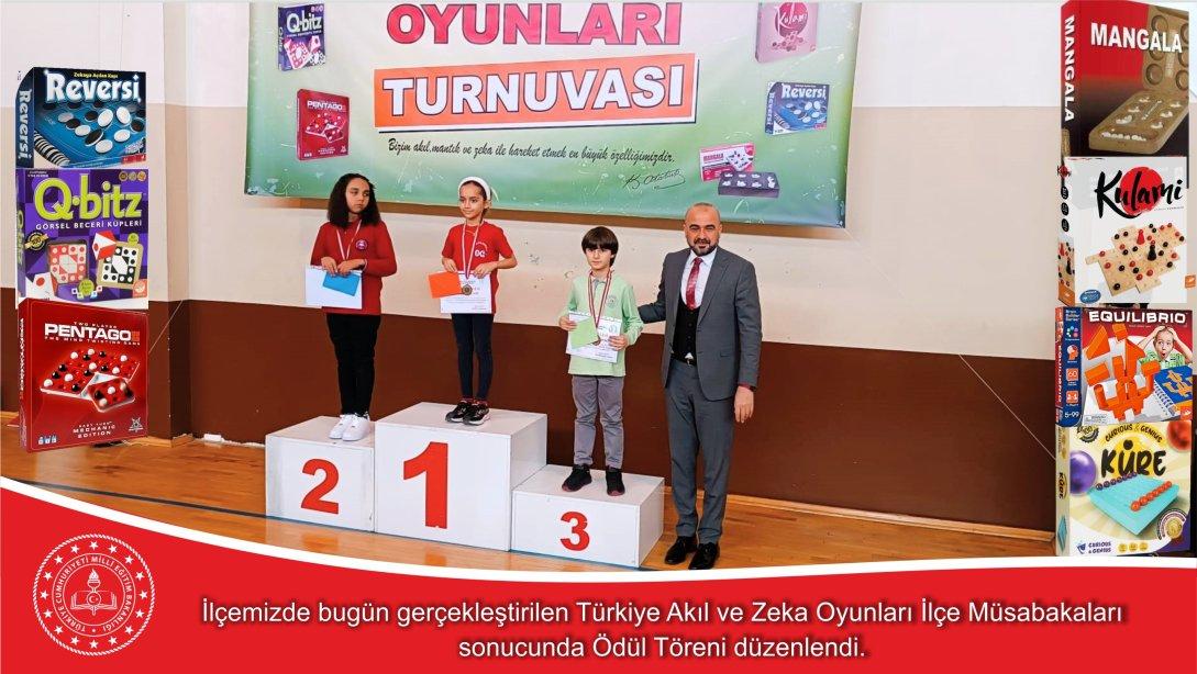 Akıl ve Zeka Oyunları İlkokul Kategorisi Ödül Töreni gerçekleştirildi.